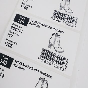 Etiquetas Código de barras - Exportação